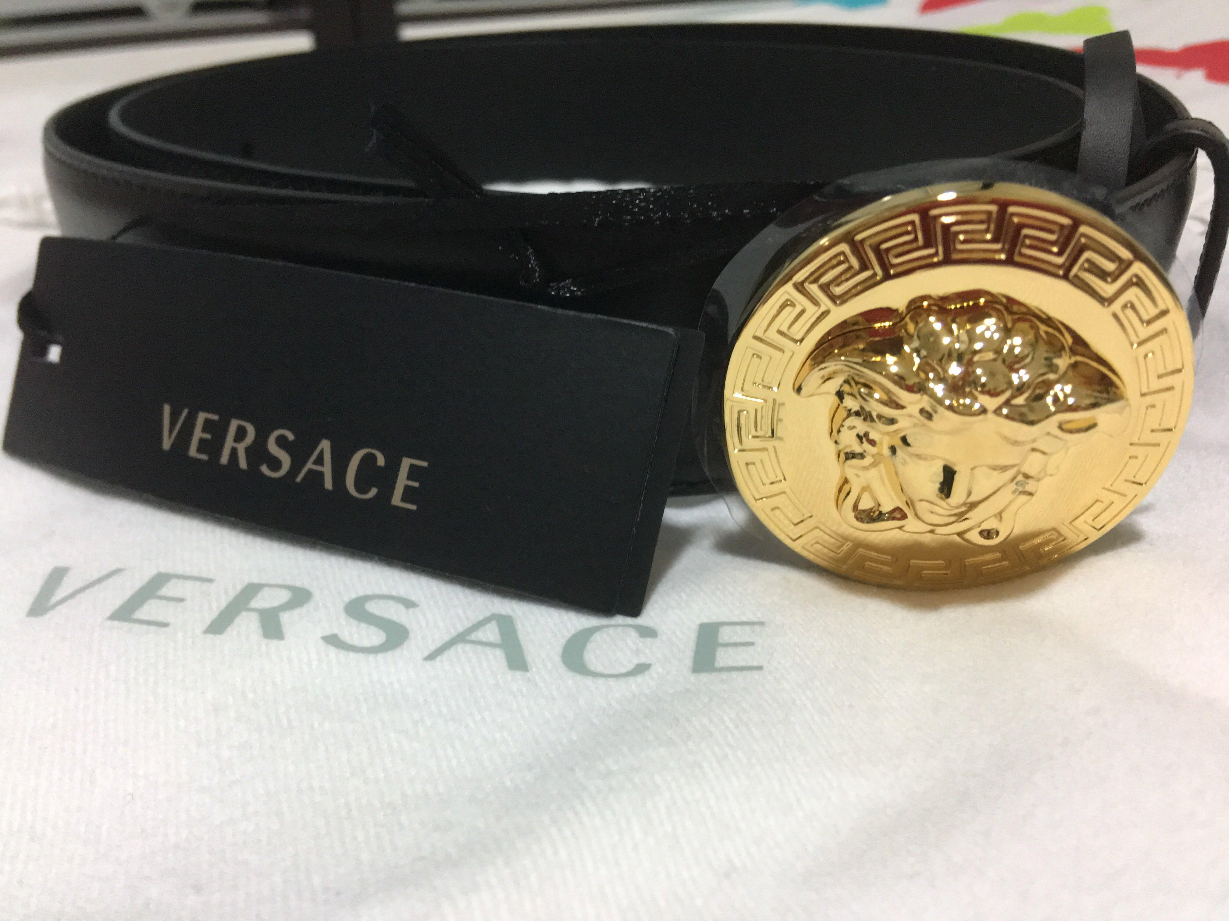 Versace Medusa logo belt for sale (BNWT 