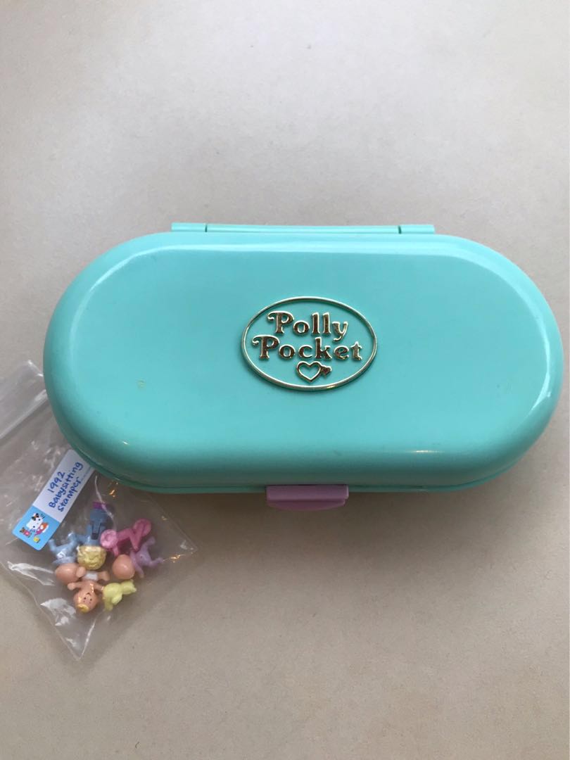 polly pocket babysitting stamper