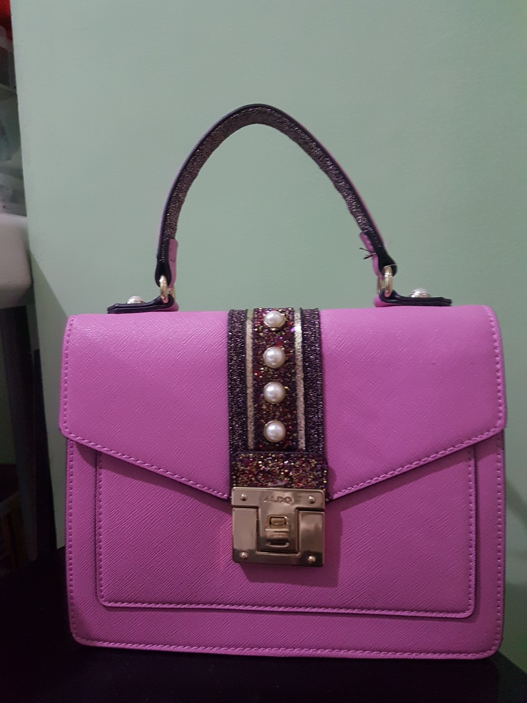 Aldo Pink Shoulder Body Bag No Strap Women S Fashion Bags