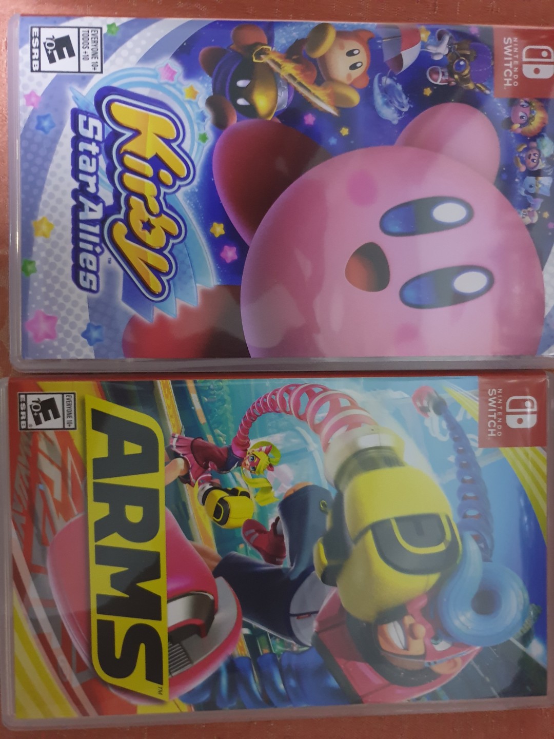 Arms and Kirby Star Allies, Video Gaming, Video Games, Nintendo on Carousell