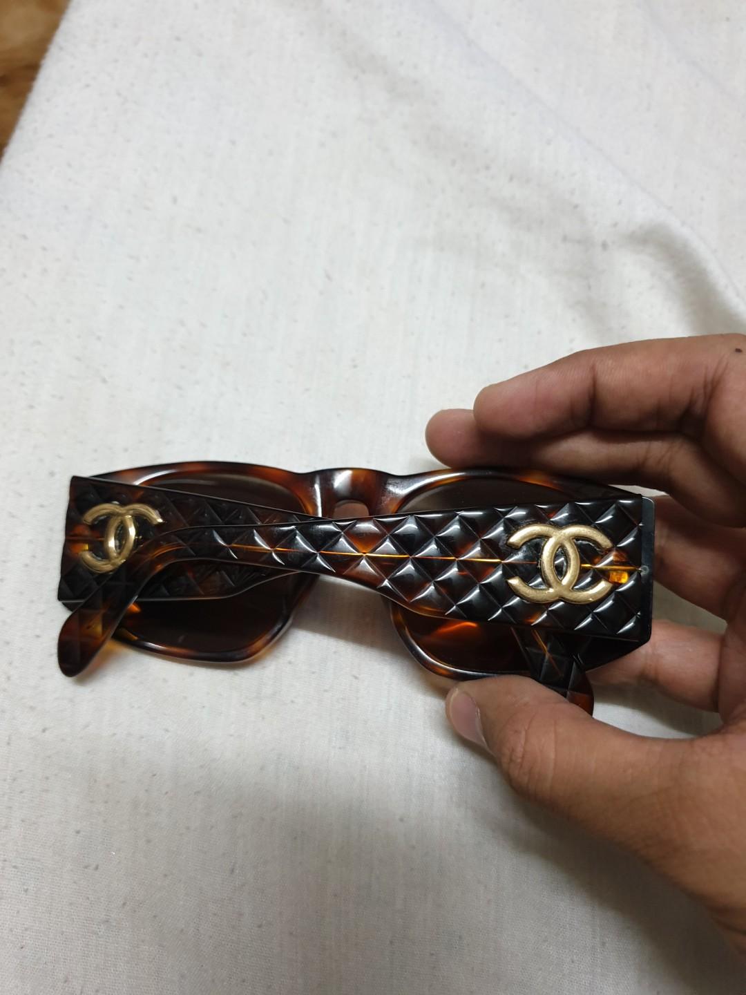 Authentic Chanel Tortoise shell Sunglasses from 15k photo view 6