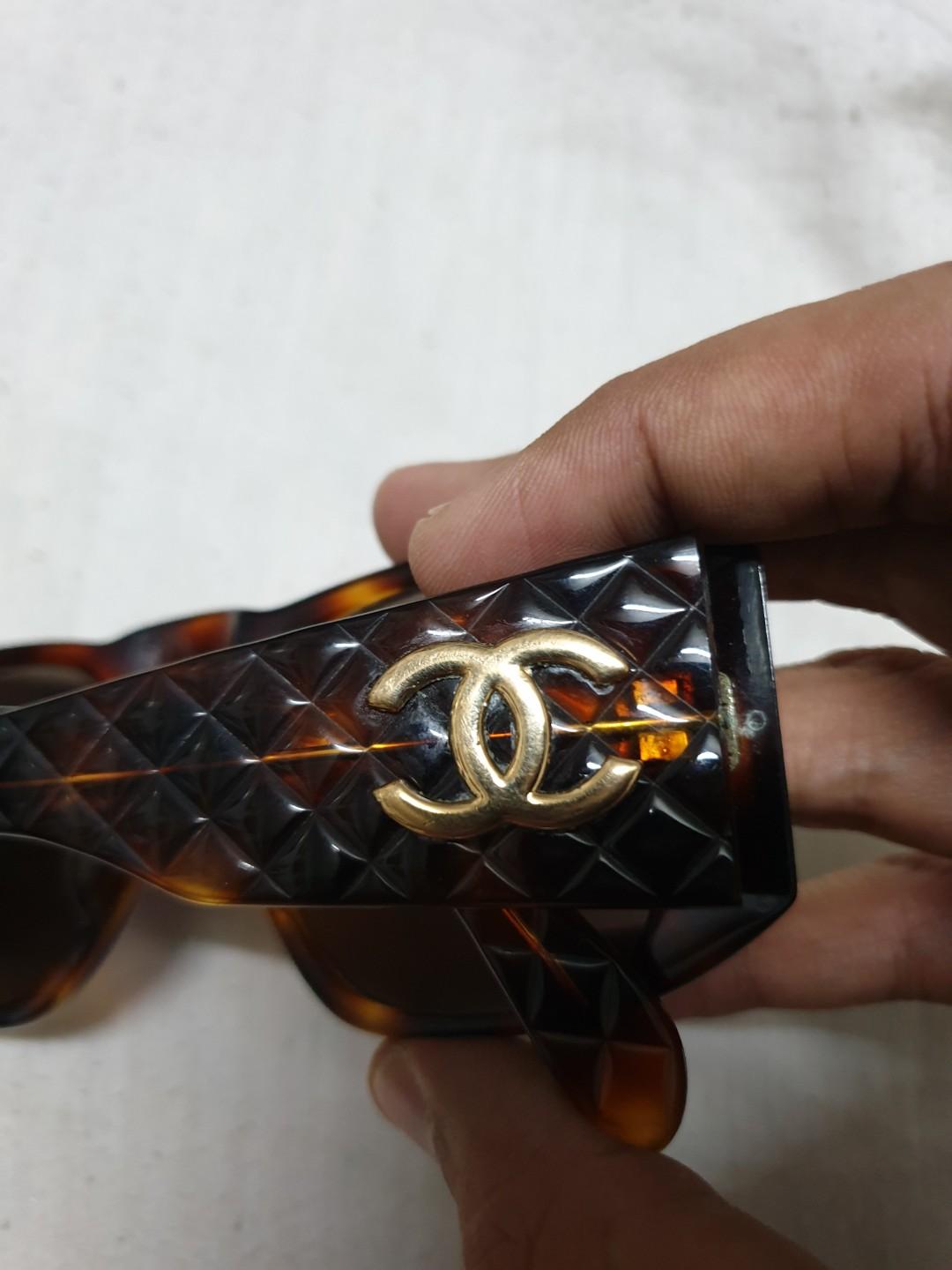 Authentic Chanel Tortoise shell Sunglasses from 15k photo view 7