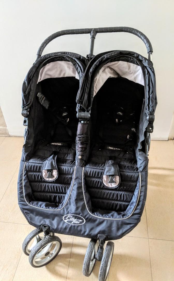 city mini side by side stroller