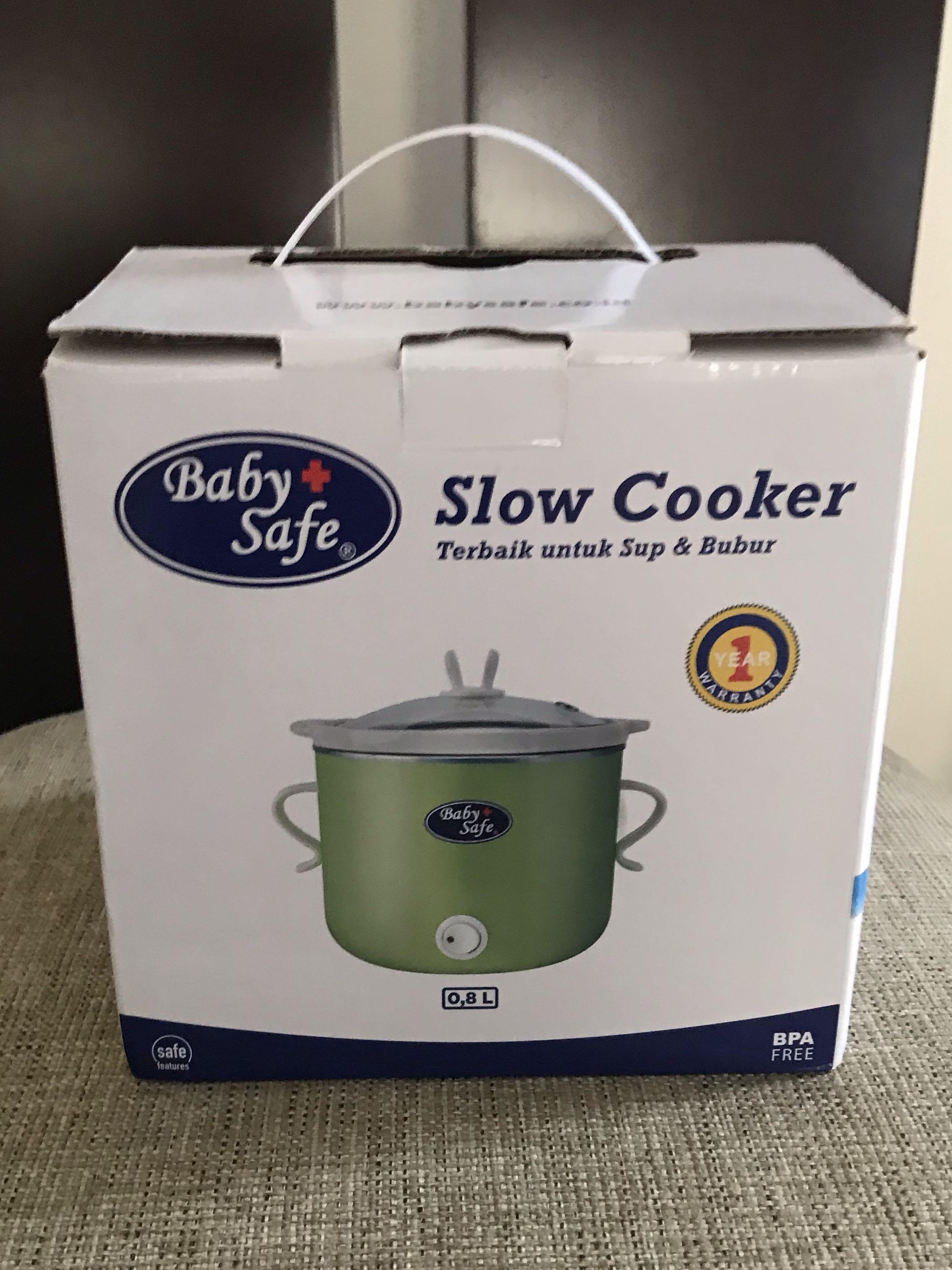 Baby Safe Slow Cooker 0 8 L Green Babies Kids Others On