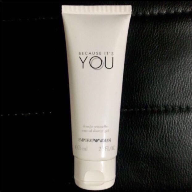 Armani because it's on sale you shower gel