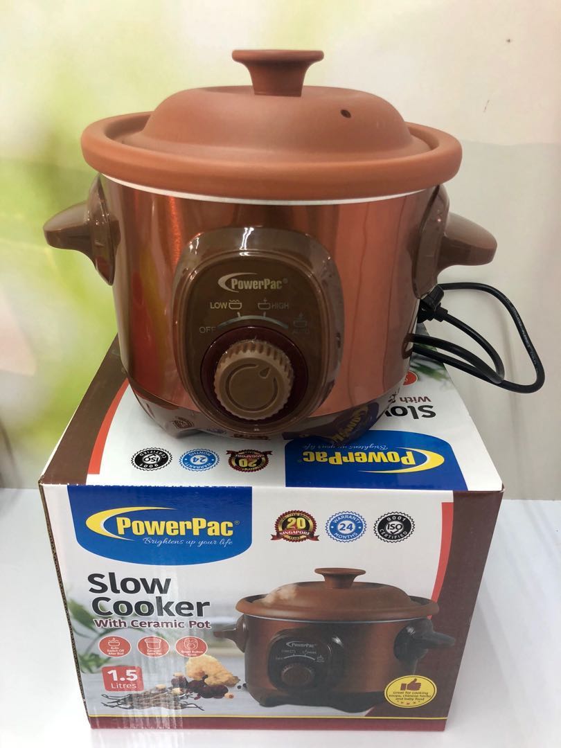 Bnib 1 5l Slow Cooker With Ceramic Pot Ppsc1515 Home Appliances Kitchenware On Carousell