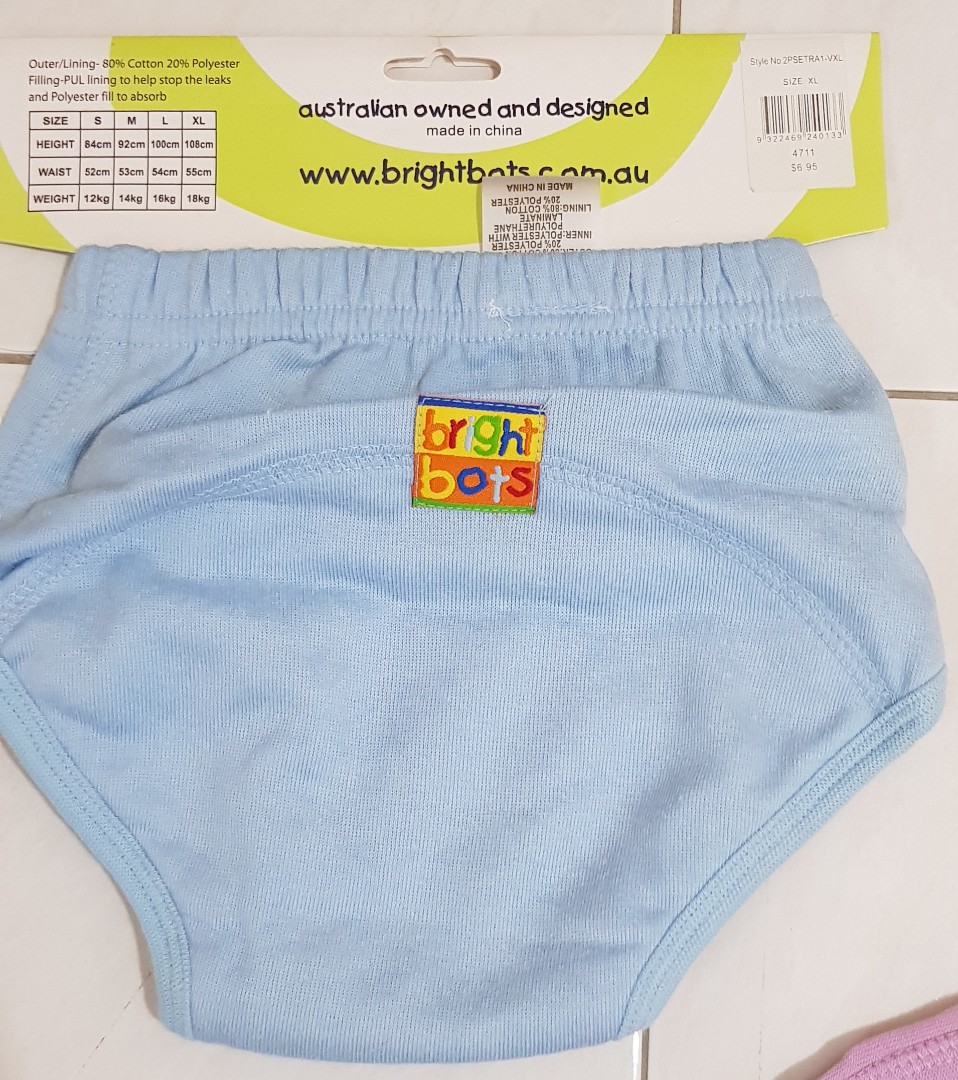 Potty Training Pants by Bright Bots • Washable • Toilet training