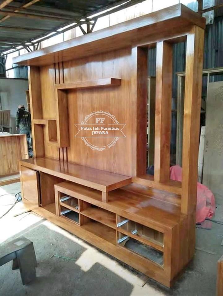 Hiasan Kayu Jati Ruang Tamu Desainrumahid Com Lemari ini hias ini memiliki bentuk yang terbuka. hiasan kayu jati ruang tamu