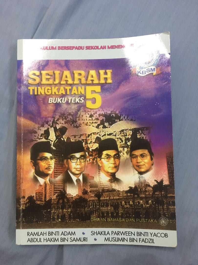 Buku Teks Sejarah Tingkatan 5 2018