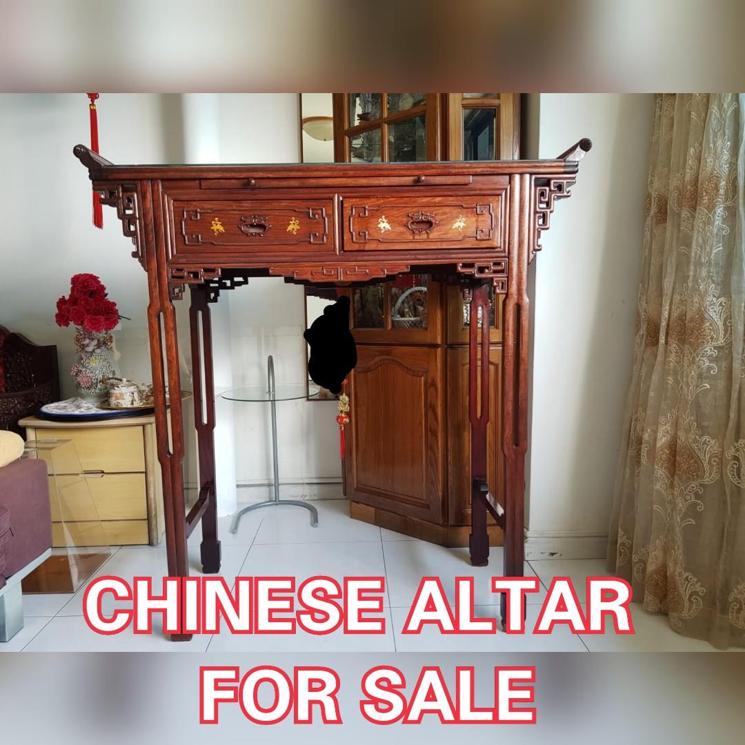 Chinese Altar For Sale Furniture Shelves Drawers On Carousell