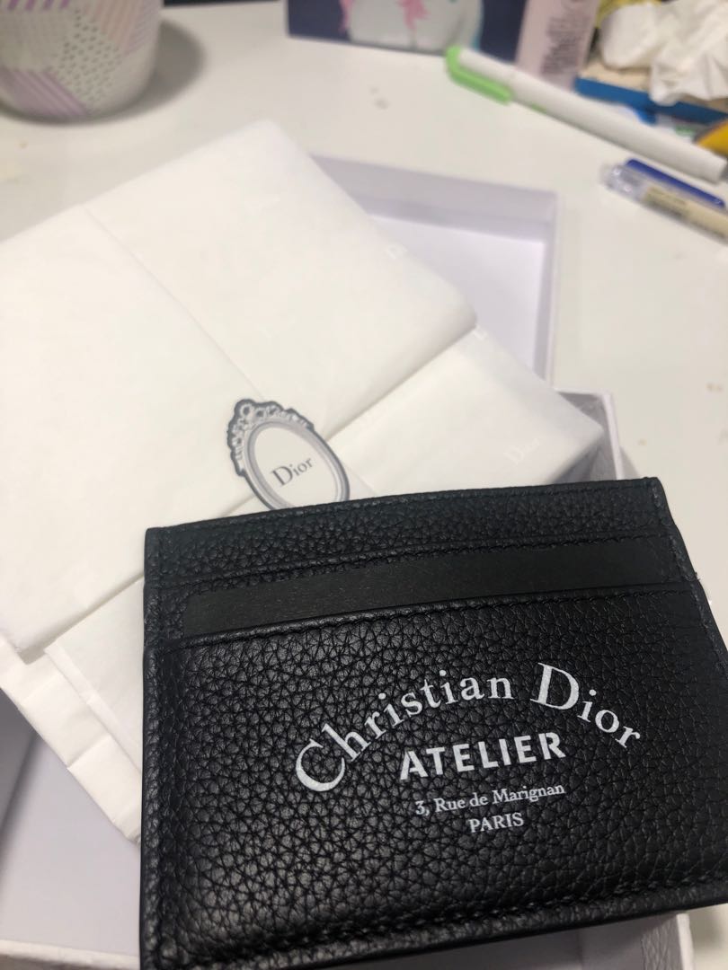 Christian dior atelier sales card holder