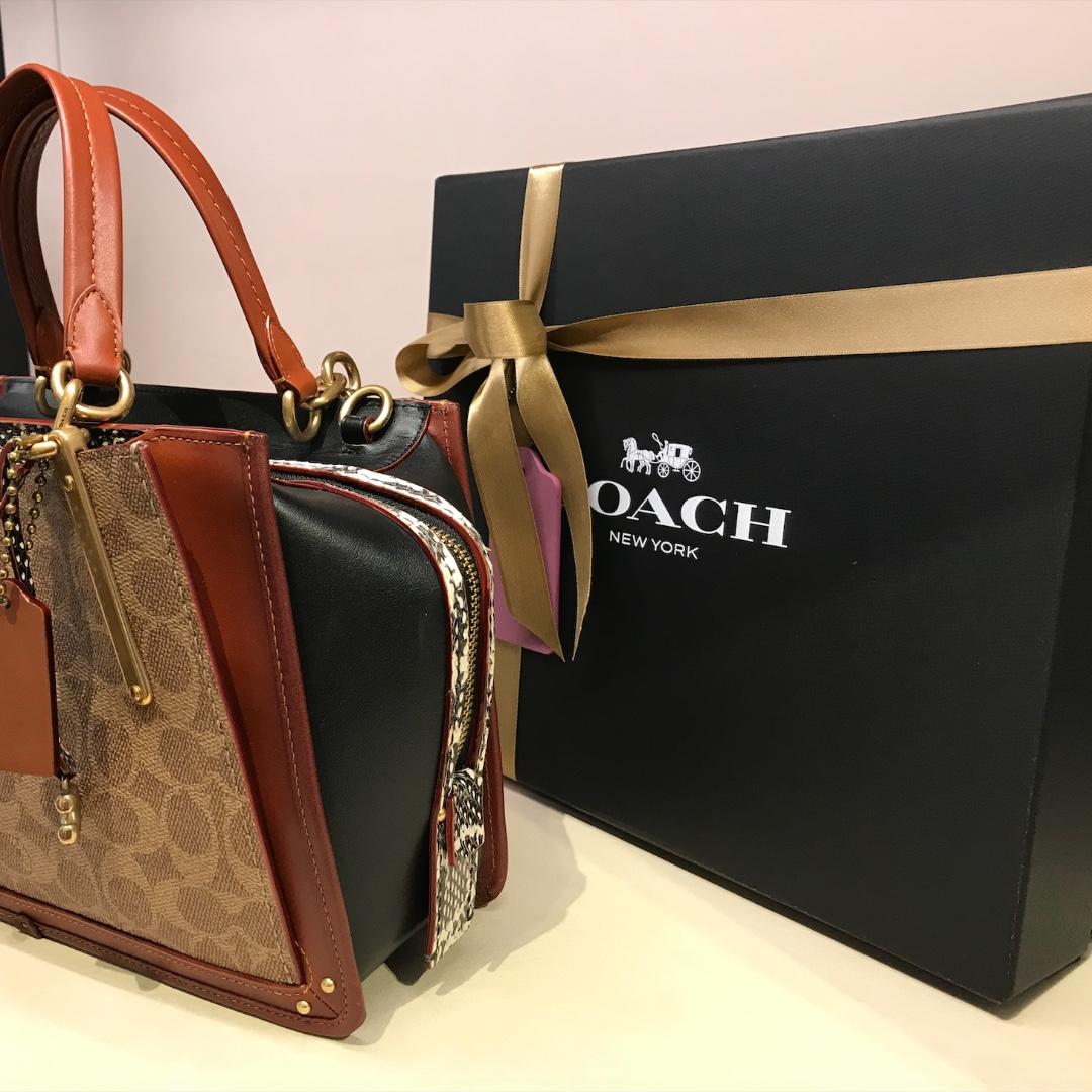 Coach DREAMER IN SIGNATURE CANVAS WITH SNAKESKIN DETAIL