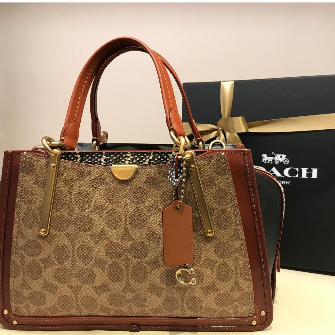 Dreamer in signature shop canvas with snakeskin detail