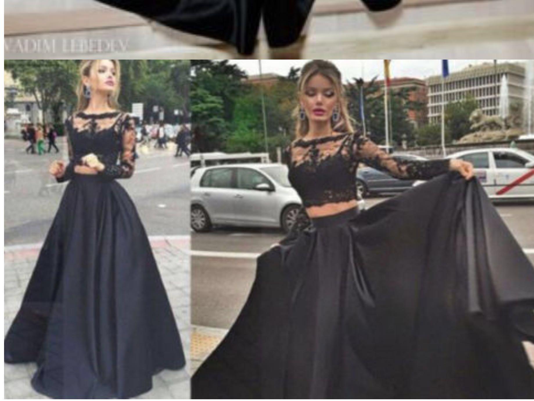 skirt and top evening wear