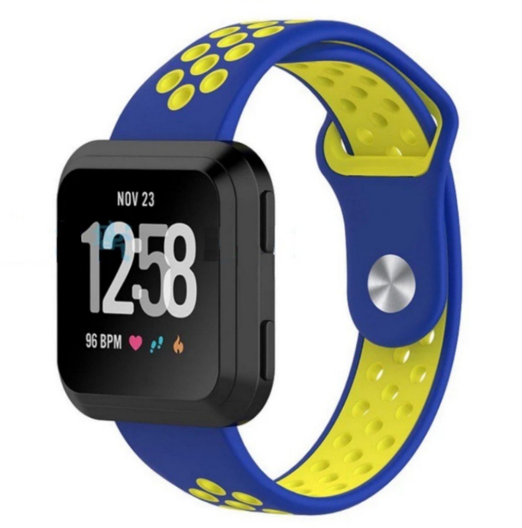 yellow fitbit versa band