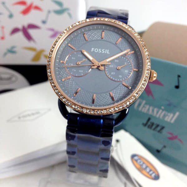 Fossil es4259 blue discount