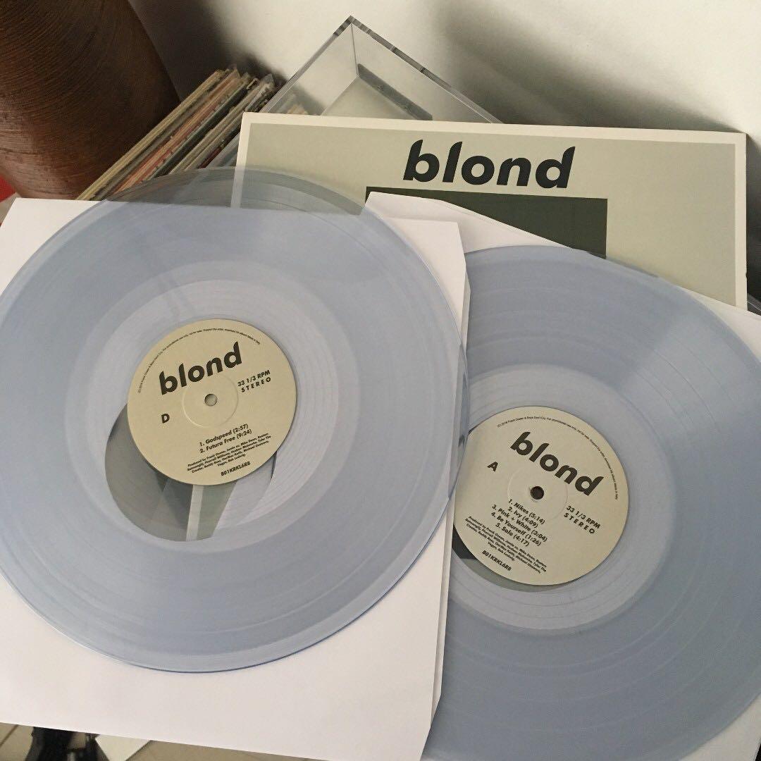 Frank Ocean - Blond [2LP] Vinyl Limited Edition (Clear blue vinyl