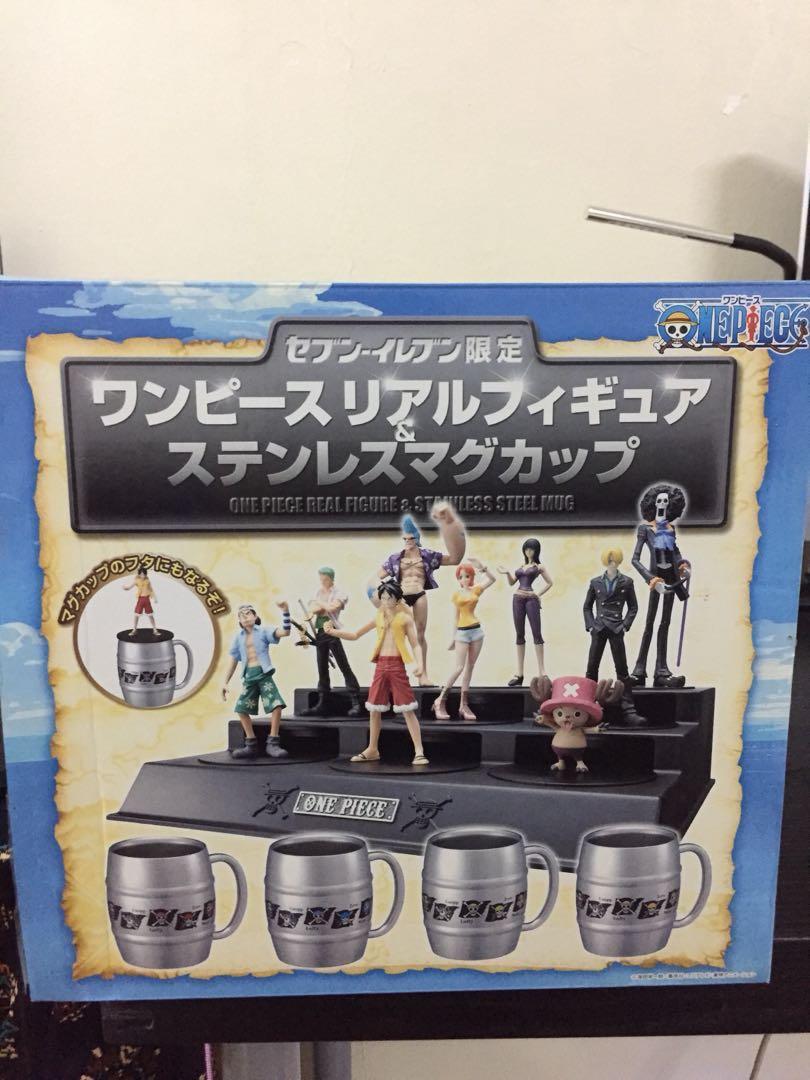 Full Set 9 One Piece Real Figure And 4 Stainless Steel Mug Toys Games Other Toys On Carousell