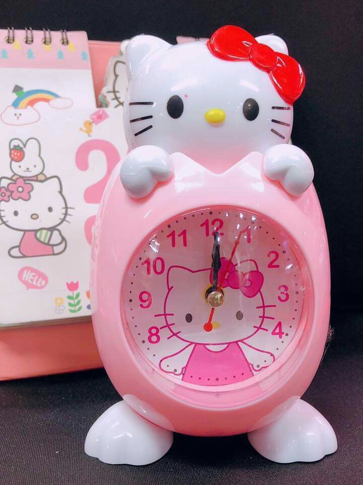 Hello kitty alarm clock, Furniture & Home Living, Home Decor, Clocks on ...