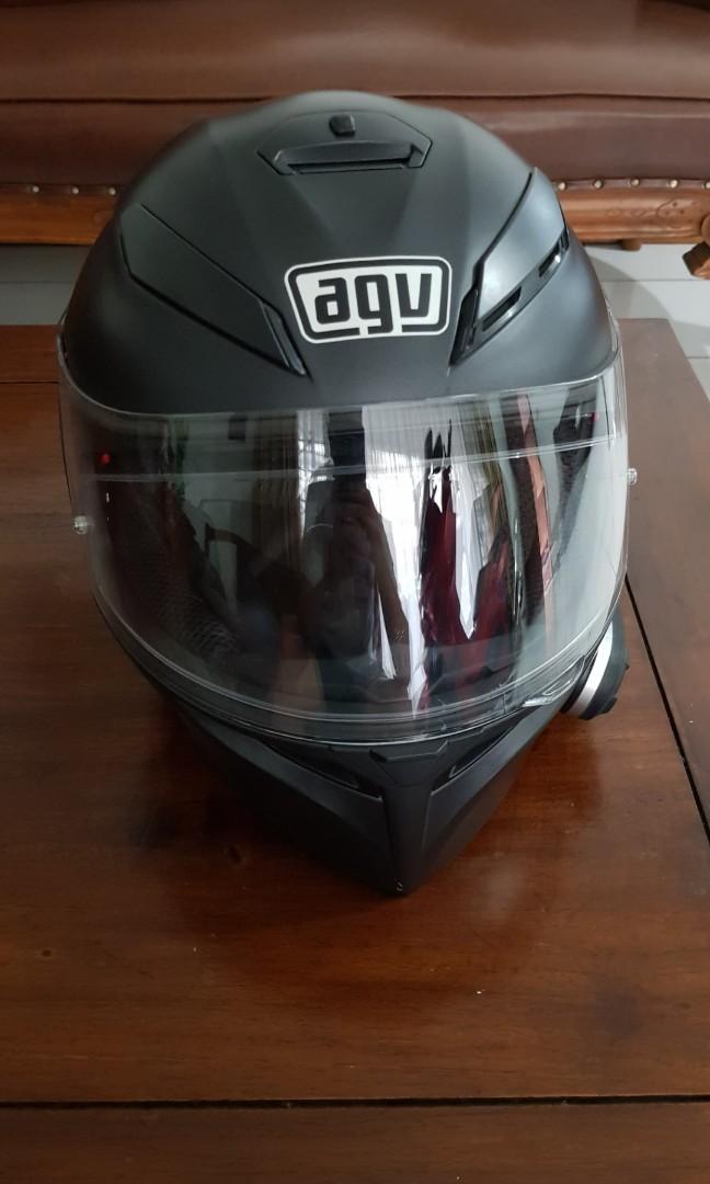 Helm AGV K3 SV black matte size M seken 