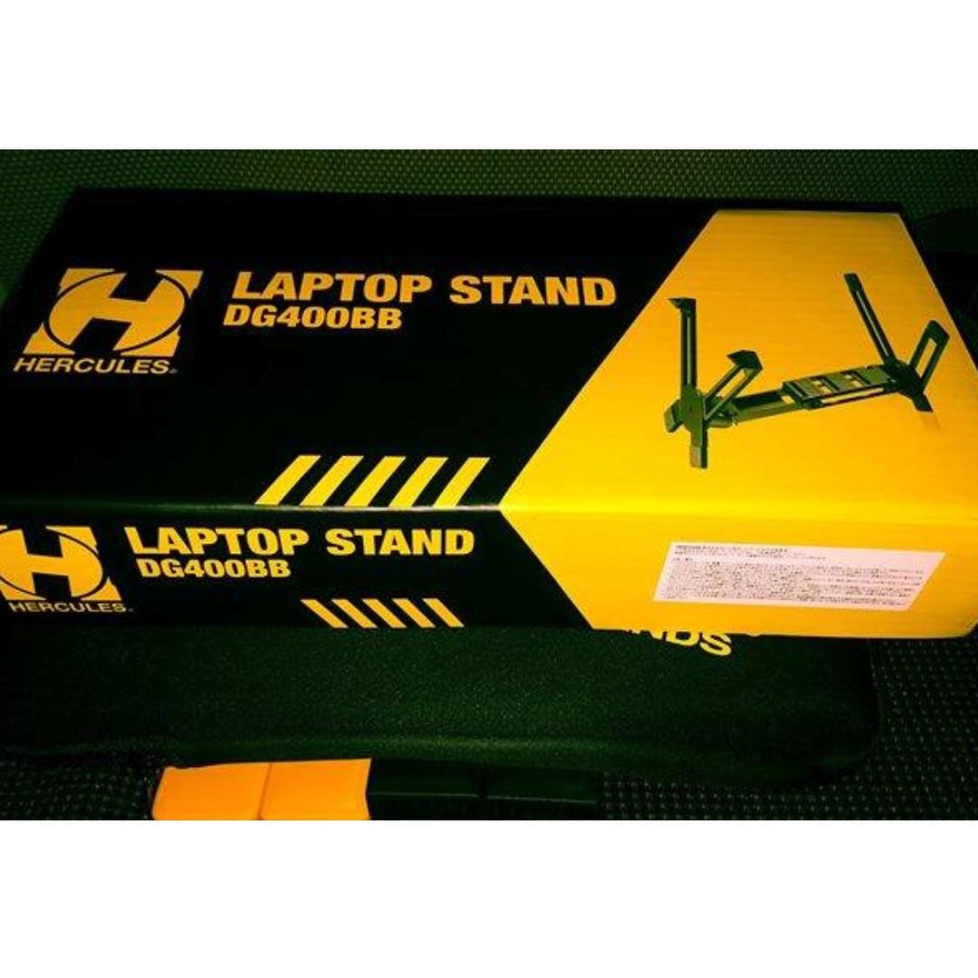 Hercules Laptop Stand DG400BB (for DJ, musicians, gamers, or desktop