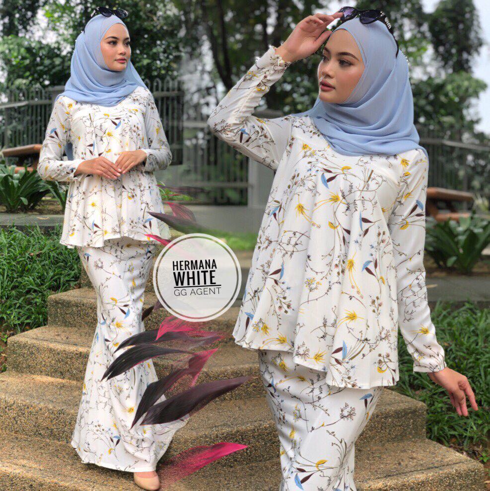 Hermana Babydoll Kurung Women s Fashion Muslimah Fashion Baju