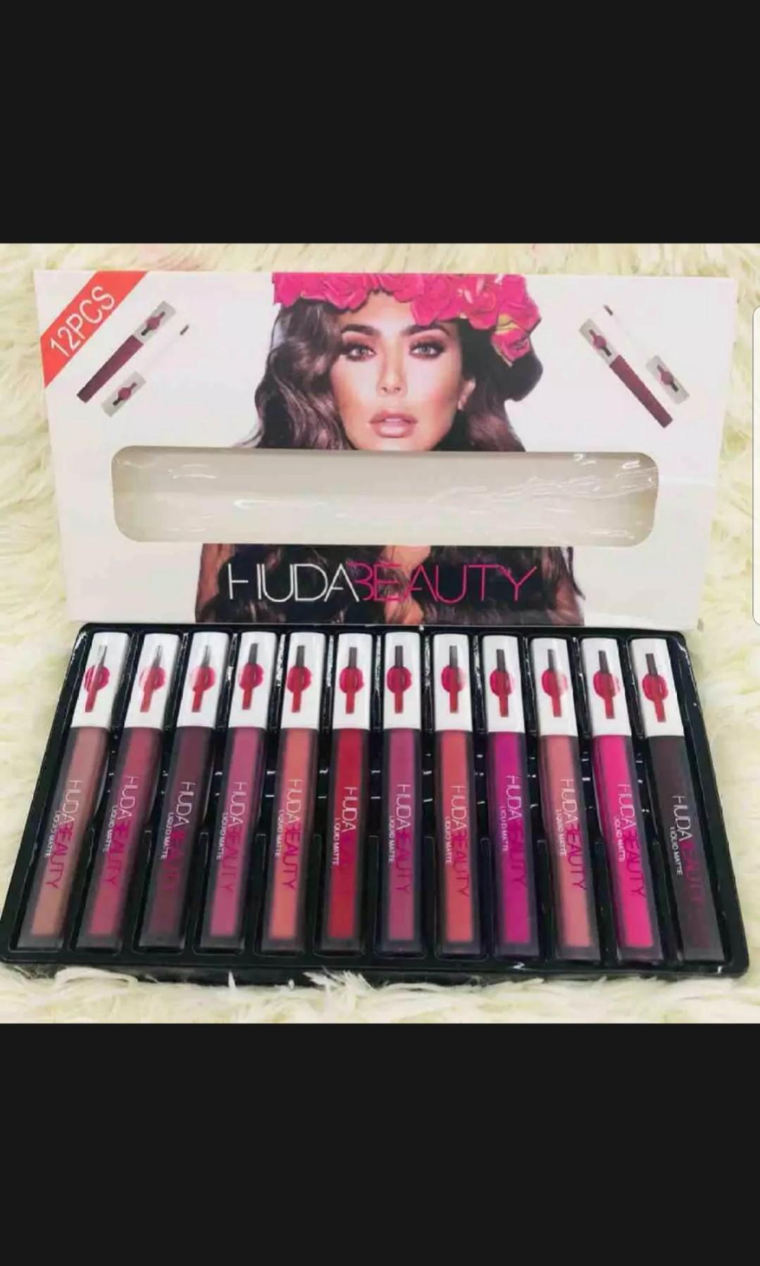 huda beauty 24 lipstick set