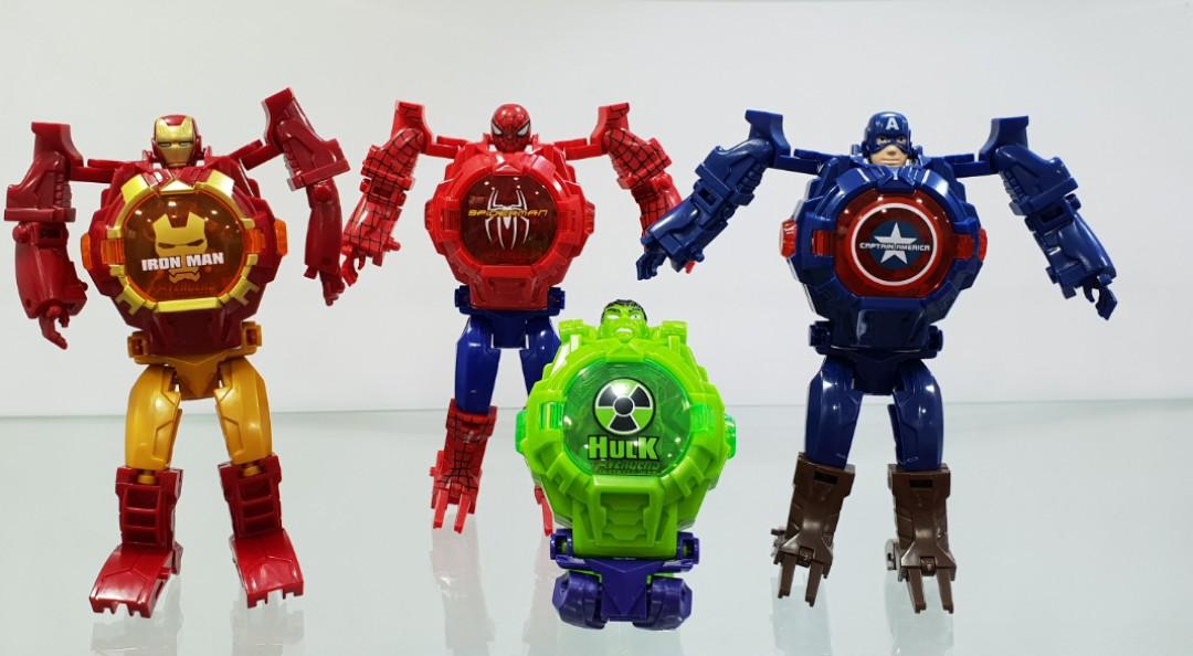 Incredible Hulk Robot Watch, Hobbies & Toys, Toys & Games on Carousell