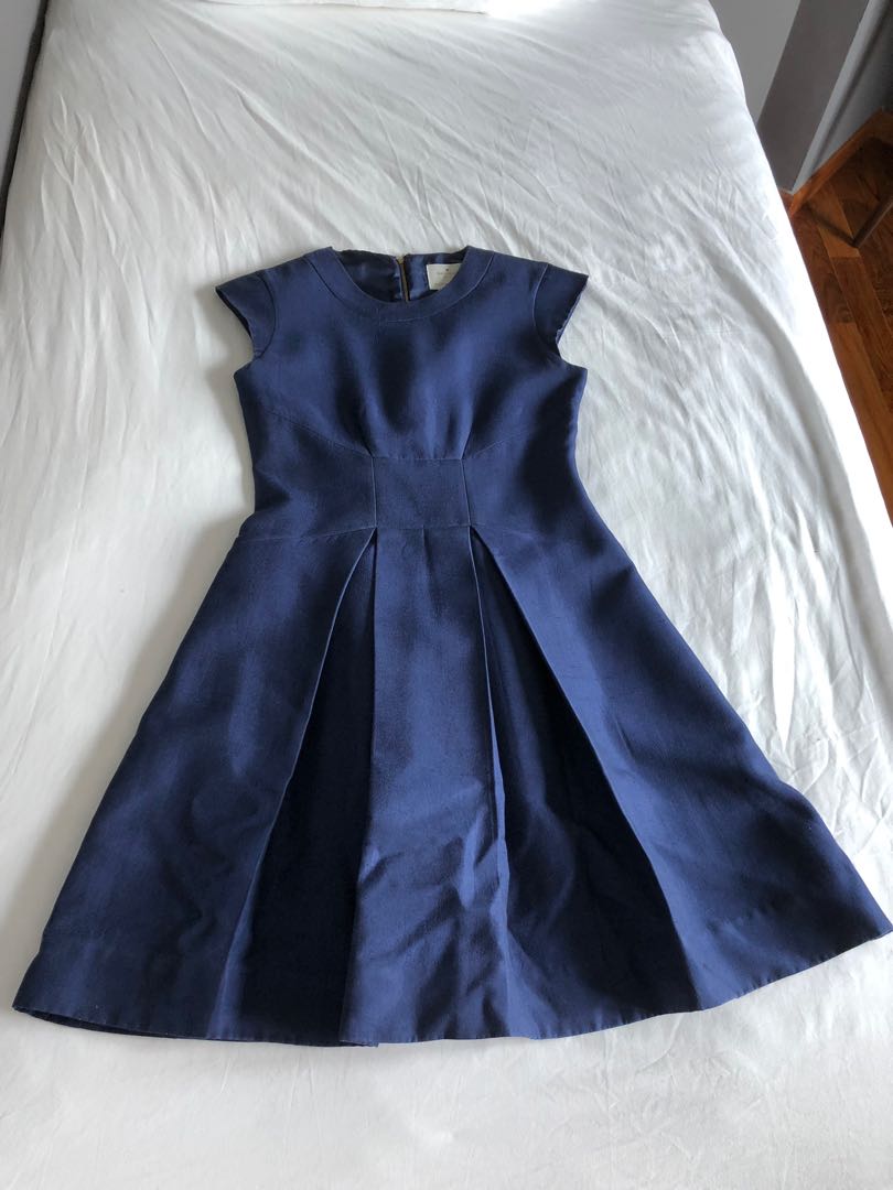 kate spade navy blue dress
