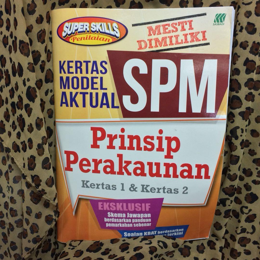Kertas Model Spm Prinsip Perakaunan Books Stationery Books On Carousell