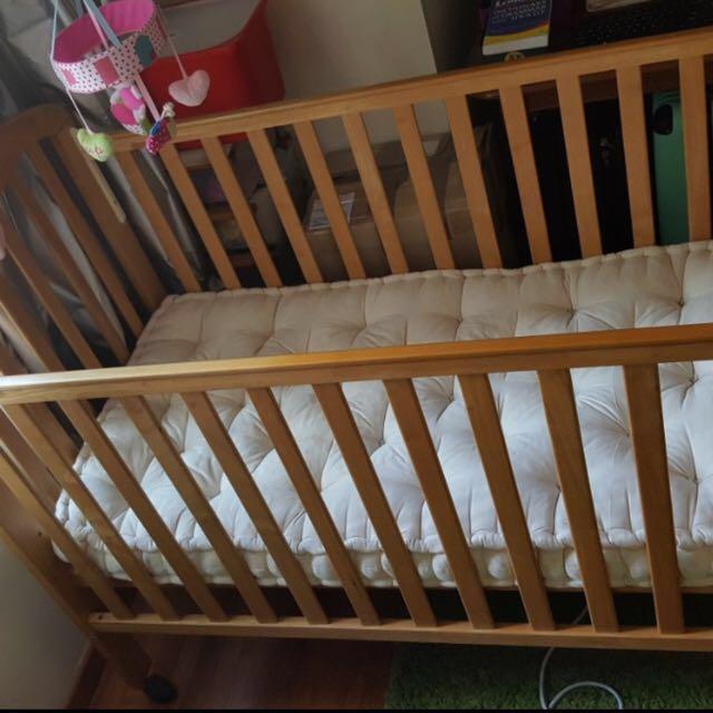 kids wooden cot