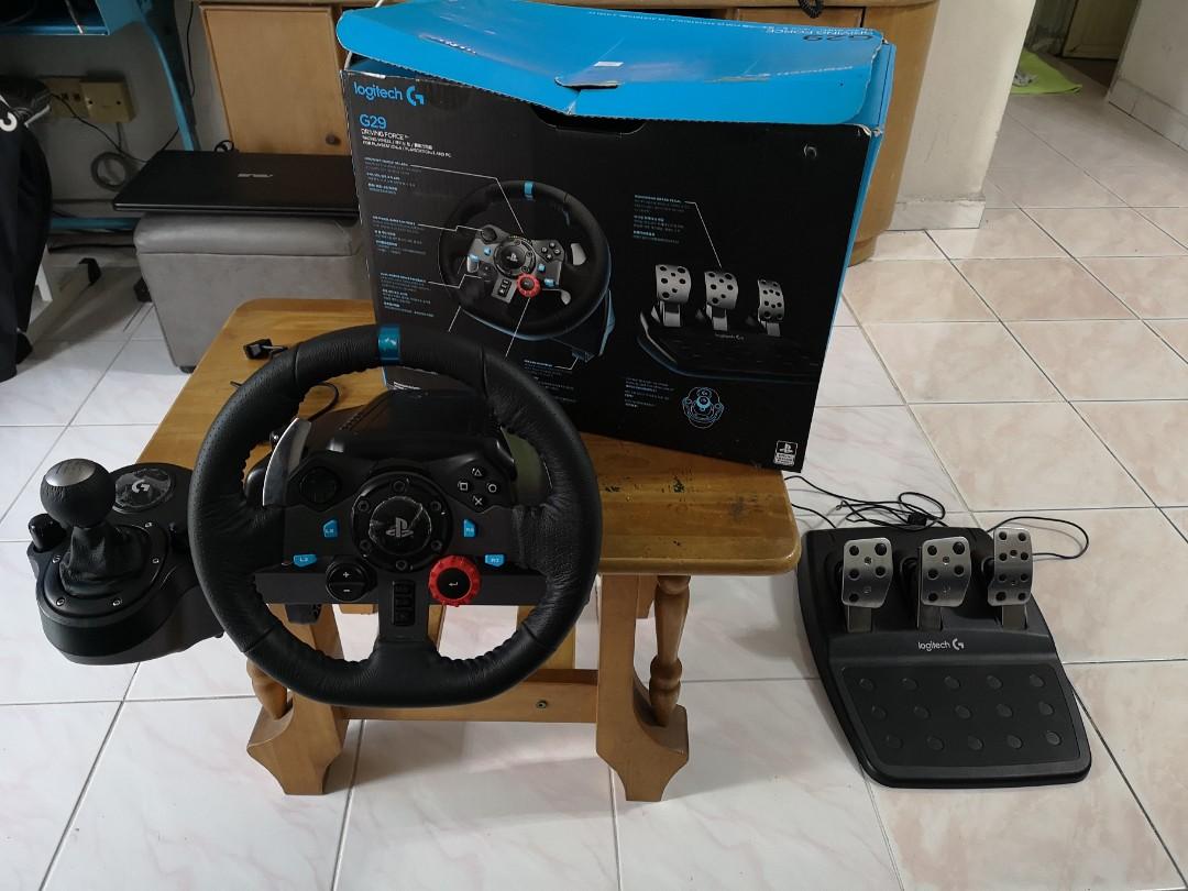 Logitech G29 Driving Force + Logitech 6speed Manual Shifter, Video