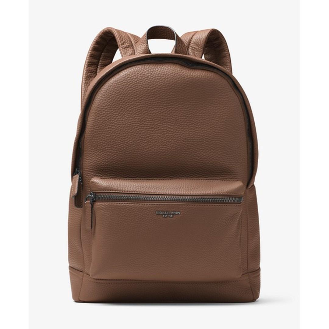 michael kors bryant leather backpack