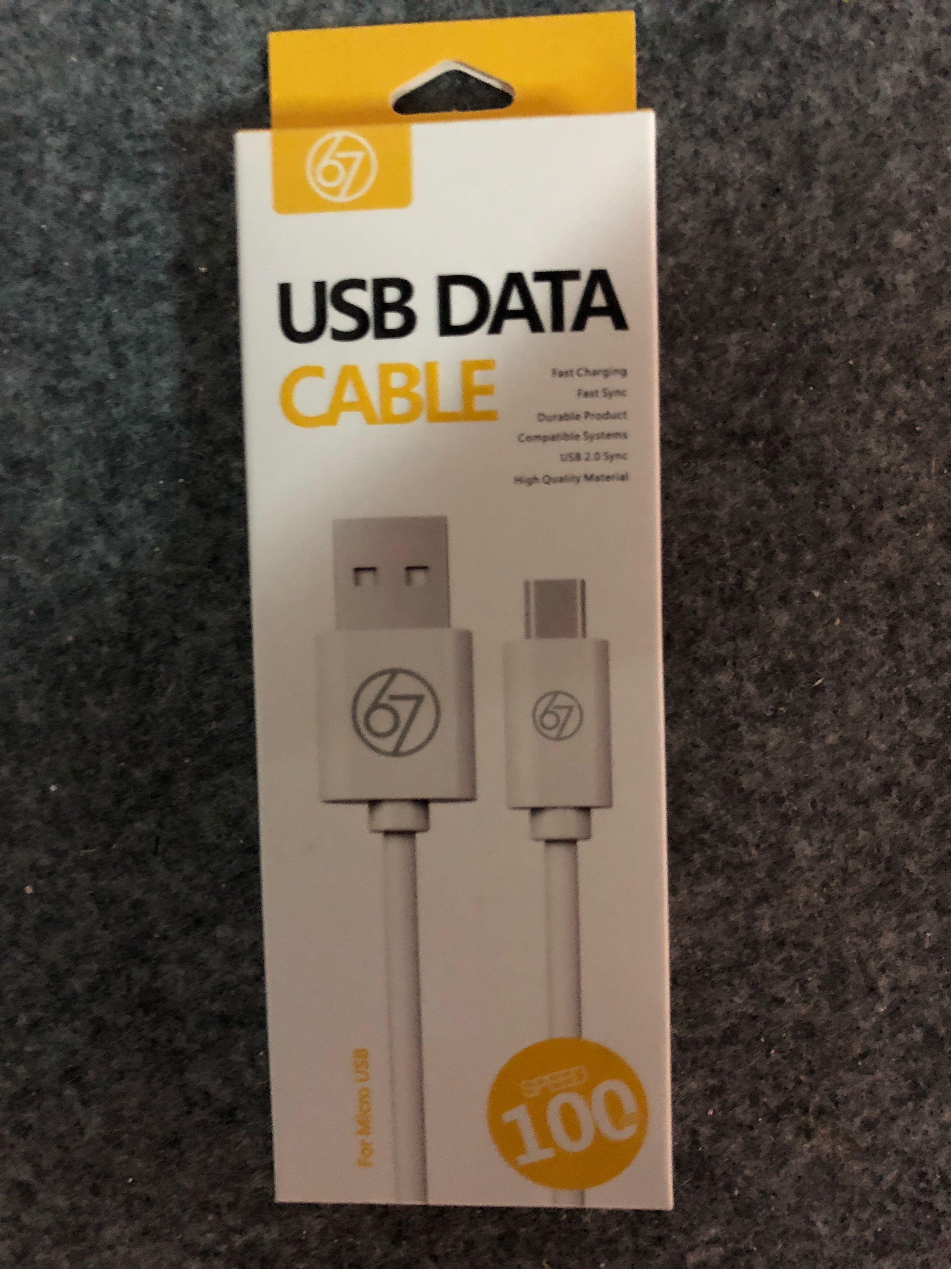 Micro USB Cable (Category: Cables & Adaptors) located in Singapore. Submitted by jameessi (Listing ID 203444068, Image 1). Description: Fast charging USB 2.0 .