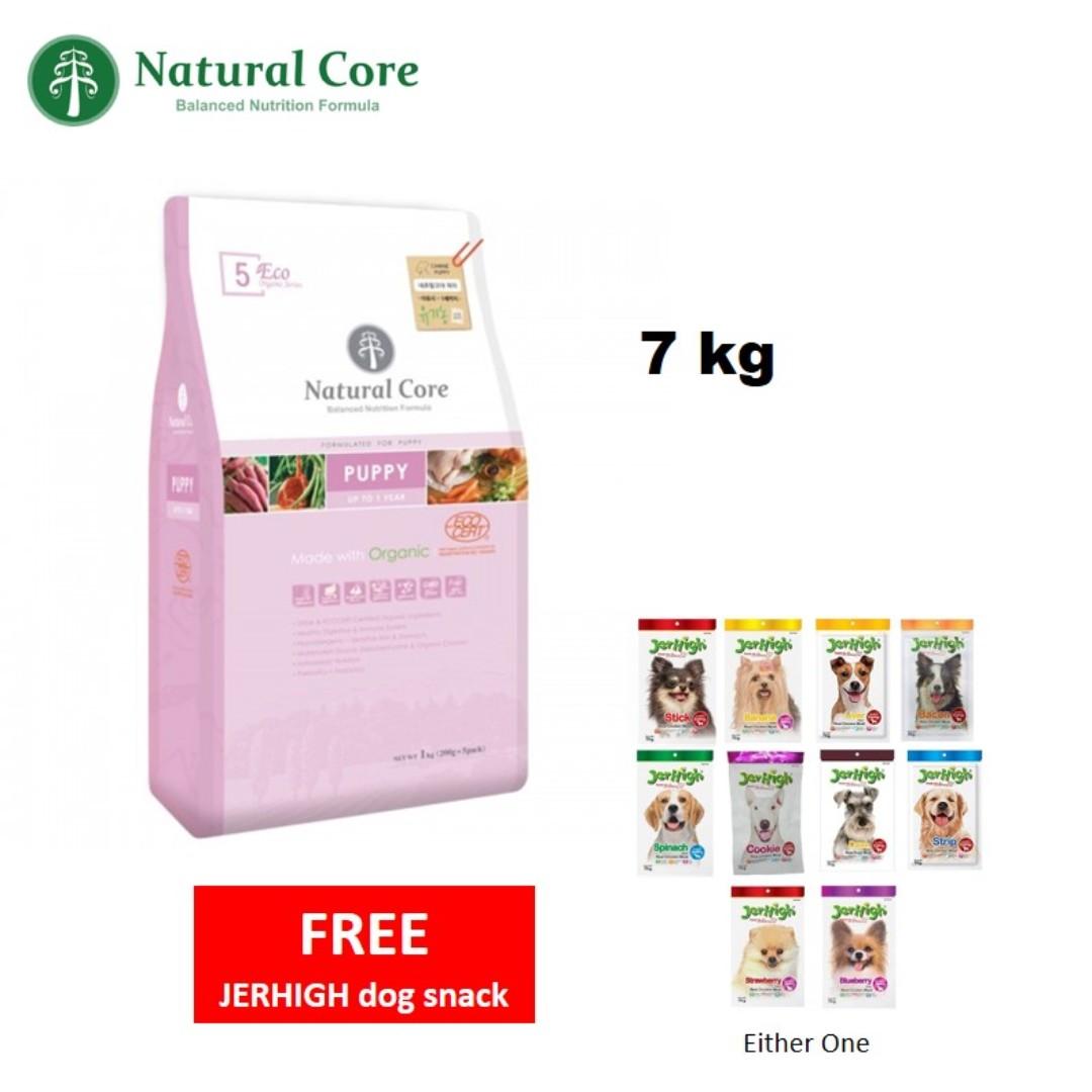 Natural Core Eco 5 Organic Puppy Formula Lamb Formula 7kg Free