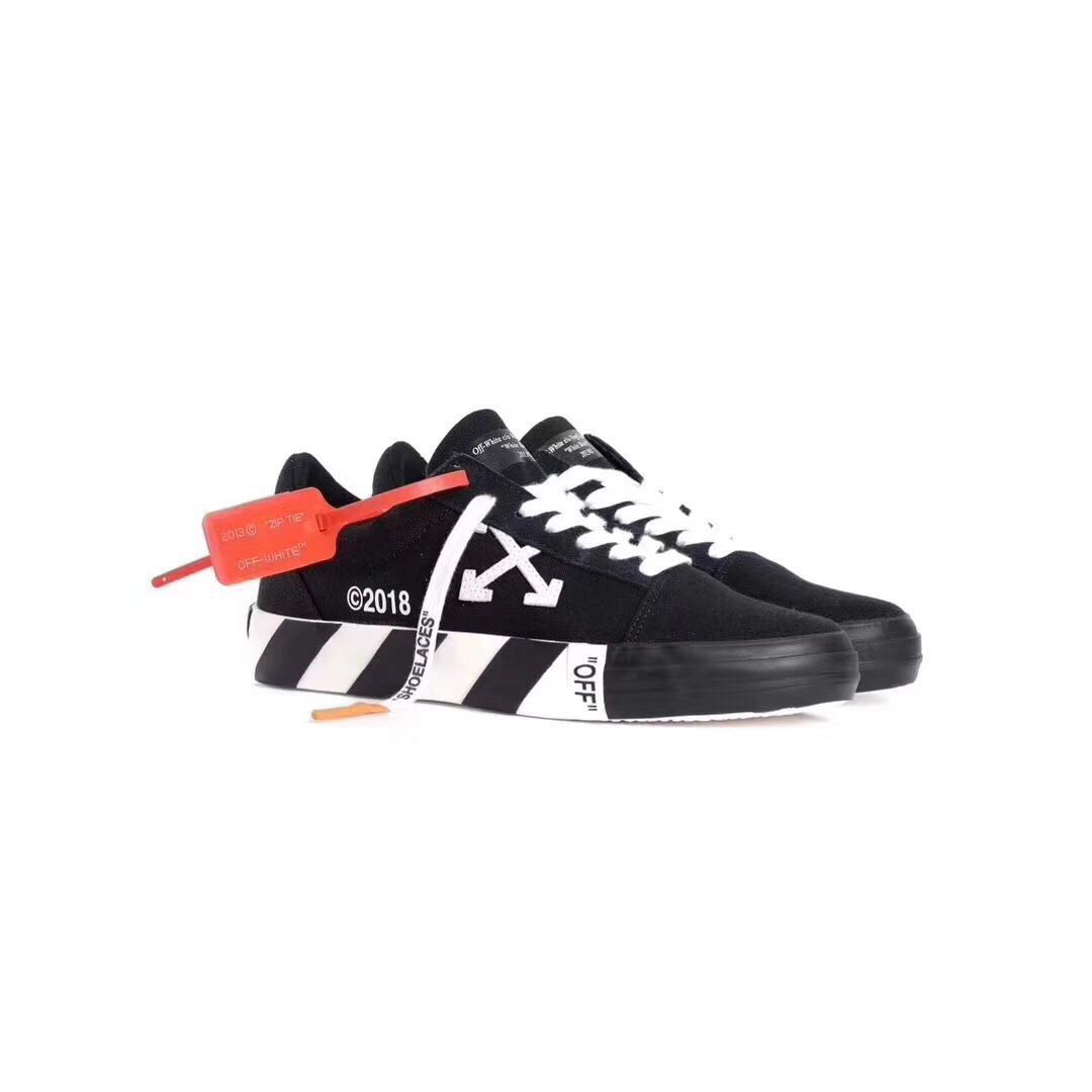black vulc sneakers off white