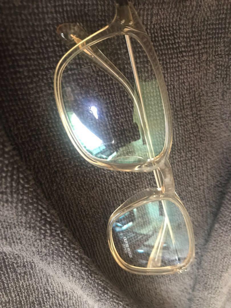 Oliver peoples HARWELL OV5278U crystal clear buff, Luxury, Accessories on  Carousell