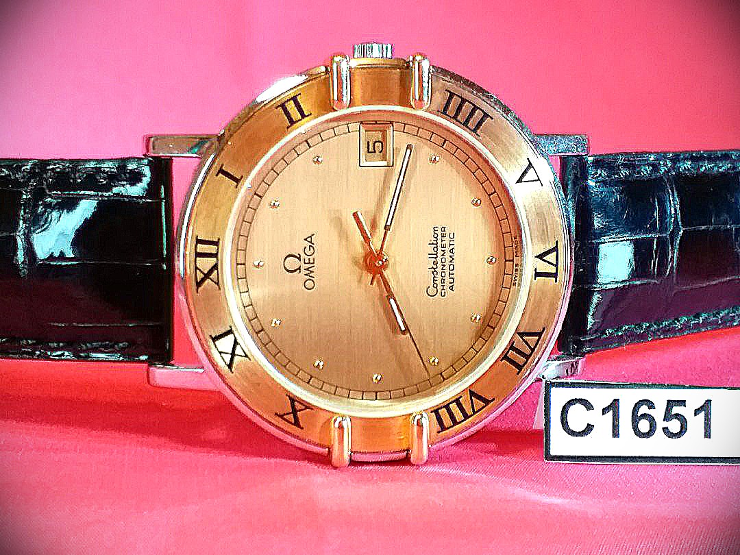 Omega ~ 歐米加~ 18K實金Solid Gold ~ 機 