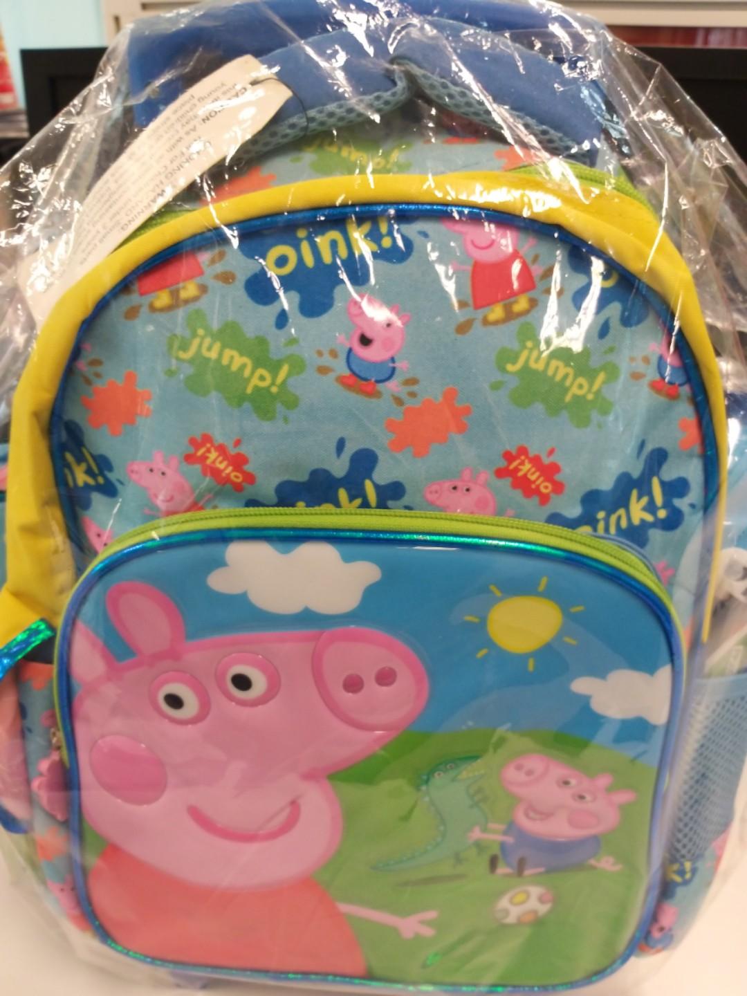 peppa pig school trolley bag