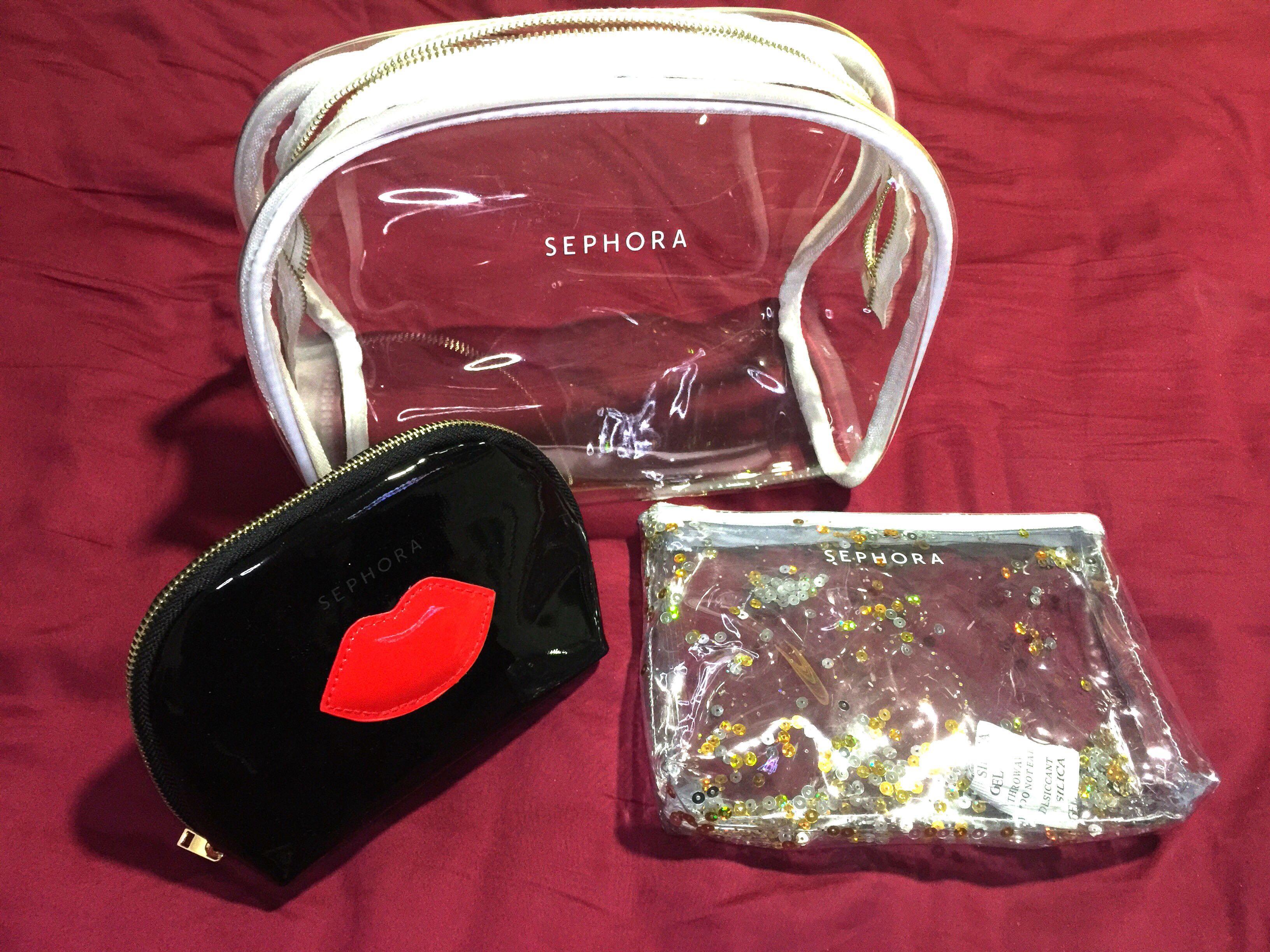 Sephora Clear Makeup Bag Health Beauty On Carou