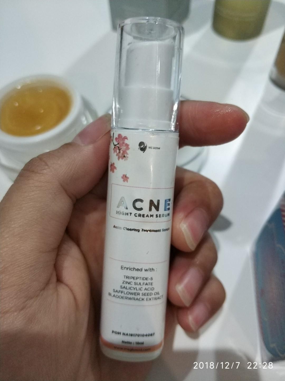 Serum Acne Health Beauty Skin Bath Body On Carousell