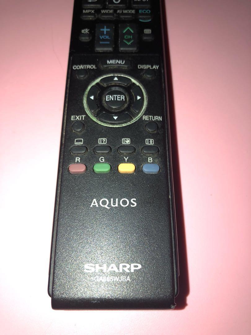 Sharp TV Remote Controller GA865WJSA, TV & Home Appliances, TV