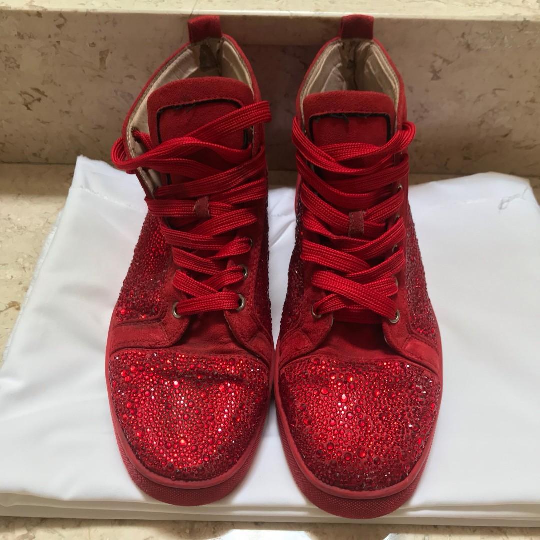 Shoes Sepatu Christian Louboutin Original Preloved Fesyen Pria Sepatu Sneakers di Carousell