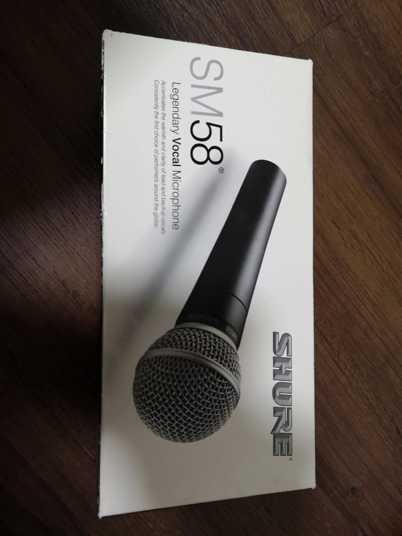 Shure SM58 legendary vocal microphone (for ktv, music recording, studio, instruments), Audio