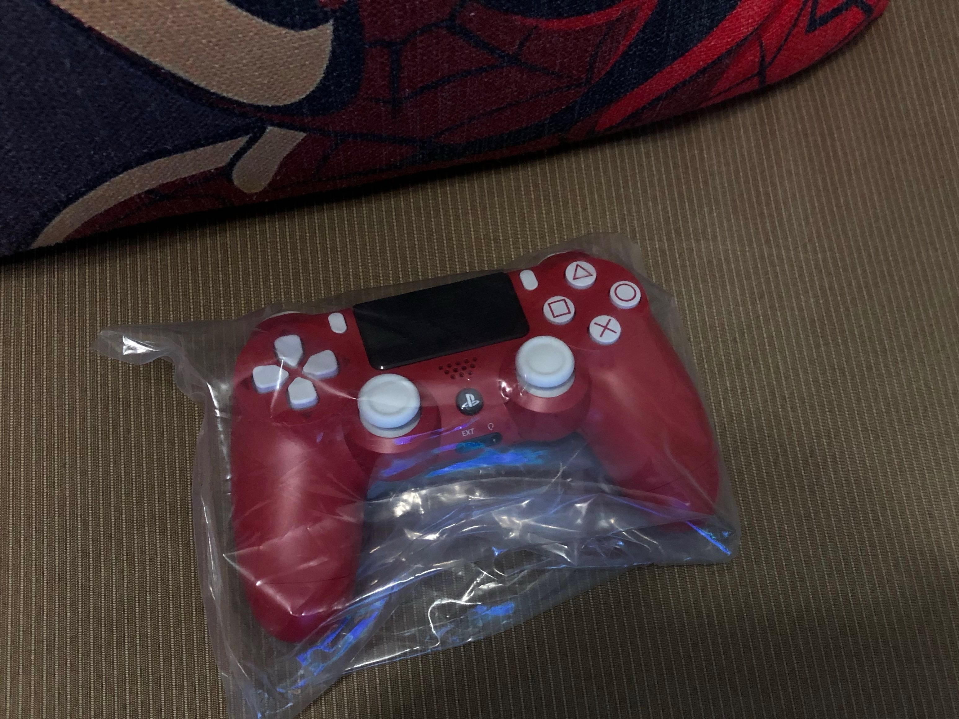 Spider Man Dualshock 4 Ps4 Controller Toys Games Video Gaming Gaming Accessories On Carousell