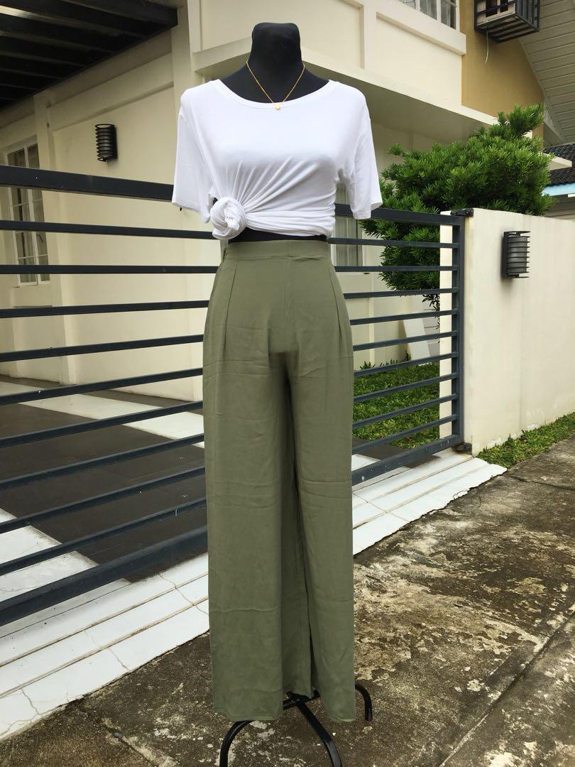 Green square pants clearance
