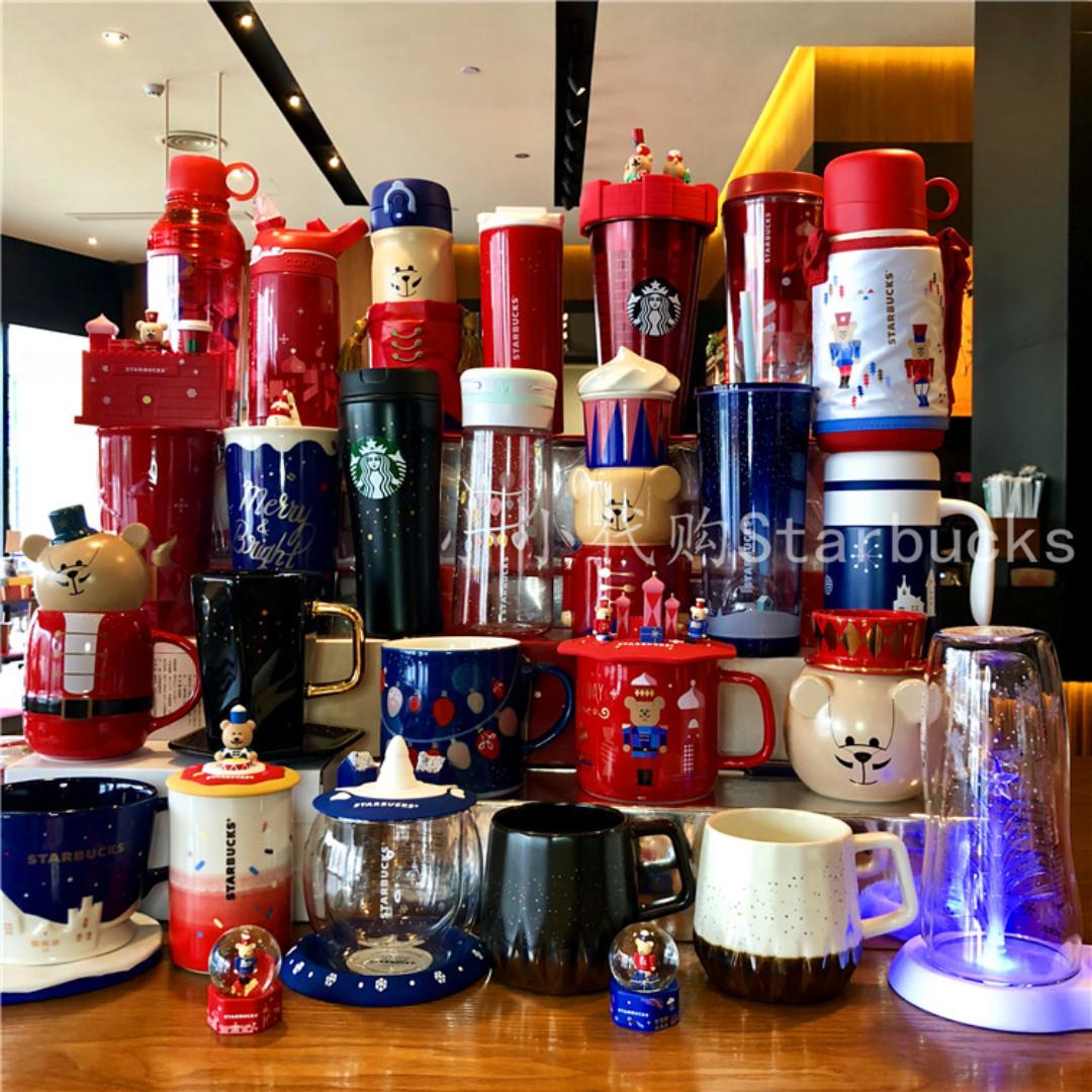 Starbucks China Xmas Christmas 2018 Phase 2 Thermos Tumbler Mug