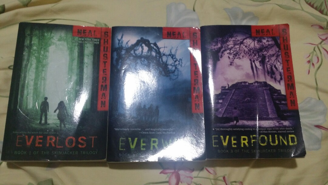 The Skinjacker Trilogy Everlost Everwild Everfound By Neal Shusterman Books Stationery Fiction On Carousell
