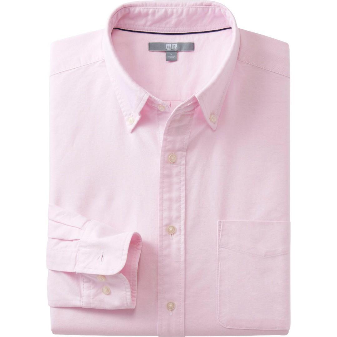 pink shirt uniqlo