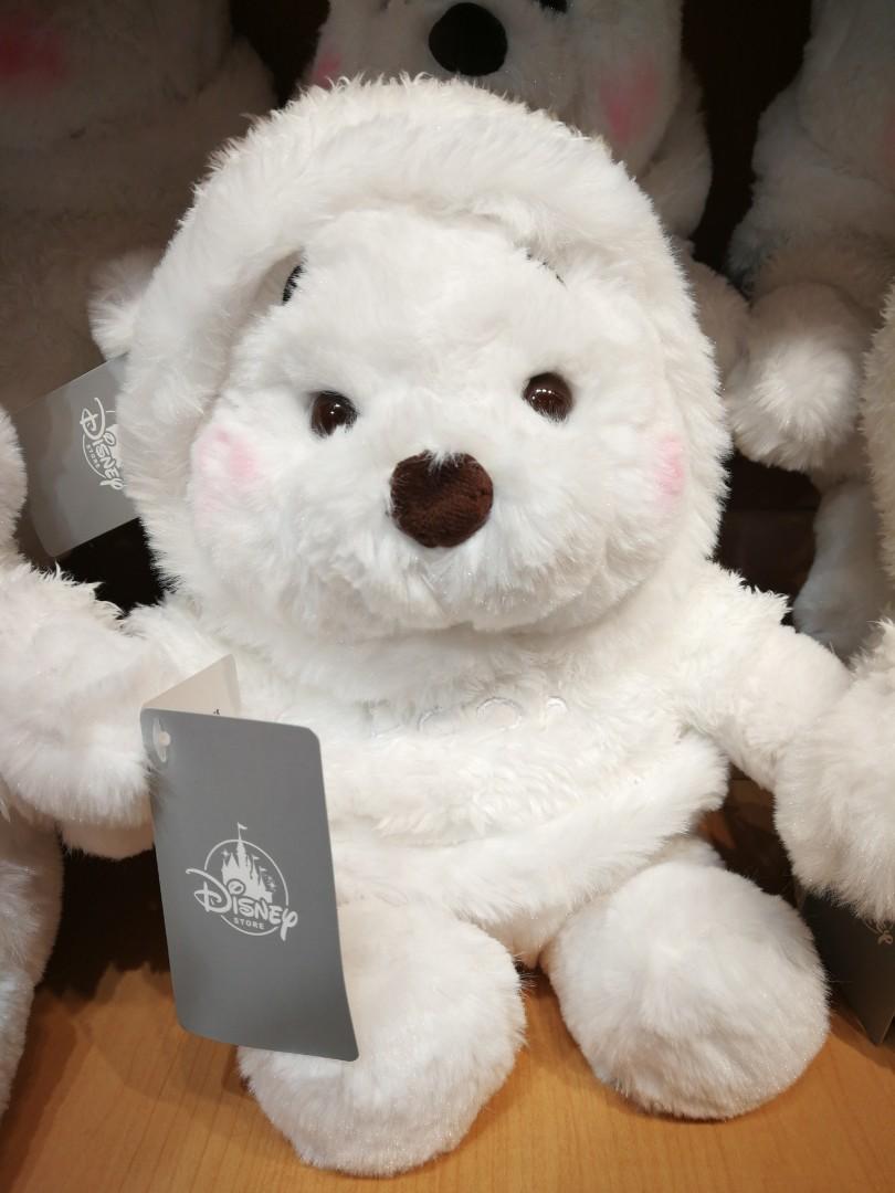 white winnie the pooh plush